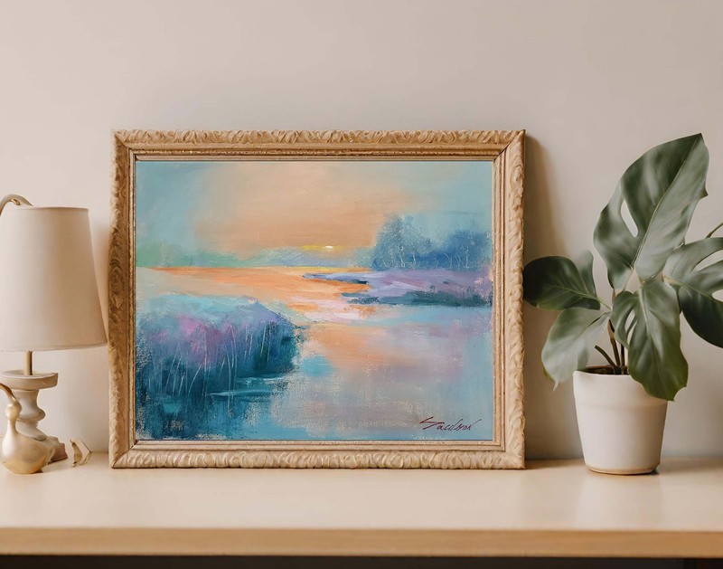 Original Impressionist Painting on 14x11 inch Canvas - Signed by the Artist gallery