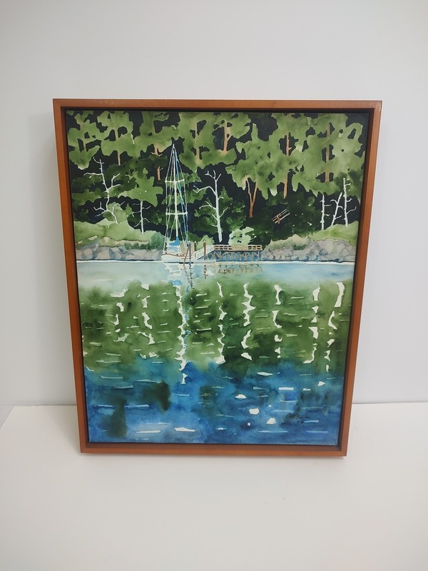 «Prevost Harbor» Original Oil Painting By Carl Buttke