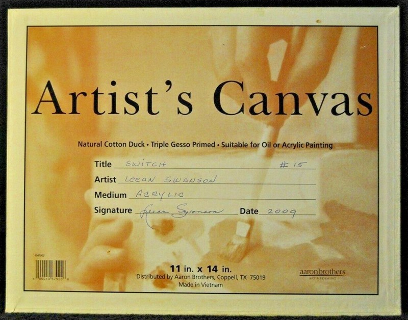 Borzoi Dogs Painting Acrylic on Canvas Signed and Framed 11 by 14 Artist Leean gallery