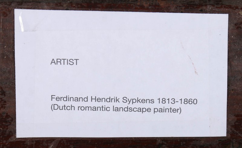 Ferdinand Hendrik Sypkens (1813-1860) - Framed Oil, Dutch Riverscape gallery