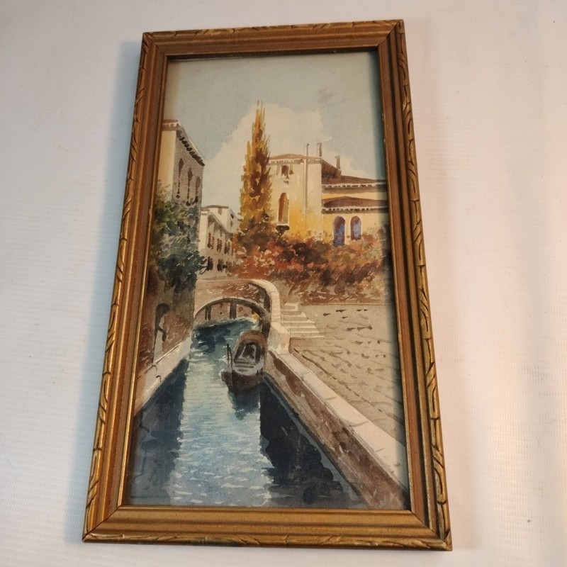 Water Color Painting 1911 Ohio USA 10.5×13.5″