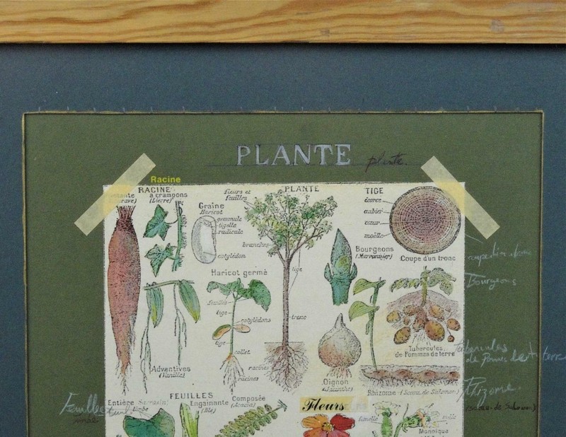 Rustic Framed Collage Artwork Hardware Signed Israeli Artist Hanna Farhi- Kloss gallery