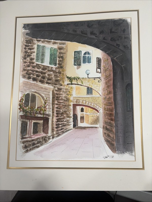 Water Color Art Of Israel