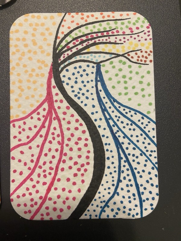 Neurographic ACEO Original Hand Drawn Art OOAK Choice of 9 gallery