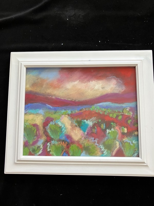 Southwest Hillside “An Original Pastel Painting 10”x13”Original Framed