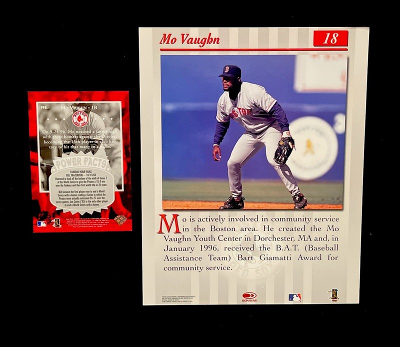Mo Vaughn 1997 Studio Portrait (8x10) Jumbo , & ￼ Collectors, Choice, Power Pp8 gallery