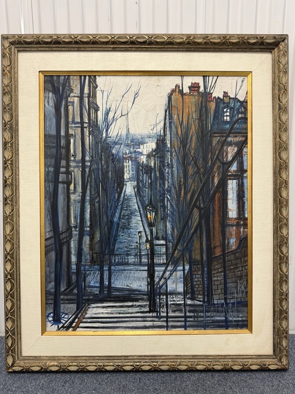Regis de Bouvier de Cachard “ Escaliers Matmatre “ Abstract Expressionism O/C