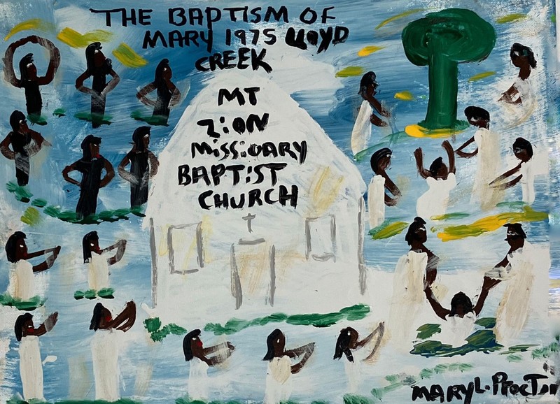 Was 350-Now $280 — MARY’S BAPTISM – MISSIONARY MARY PROCTOR (4–7736)