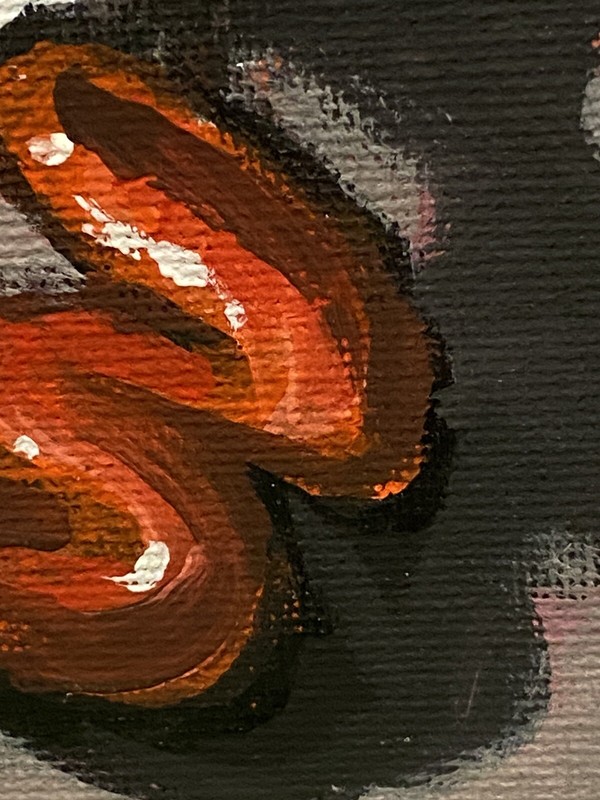 Original Painting Impressionist Realist Still Life Paint Tube Gamblin Red New. gallery
