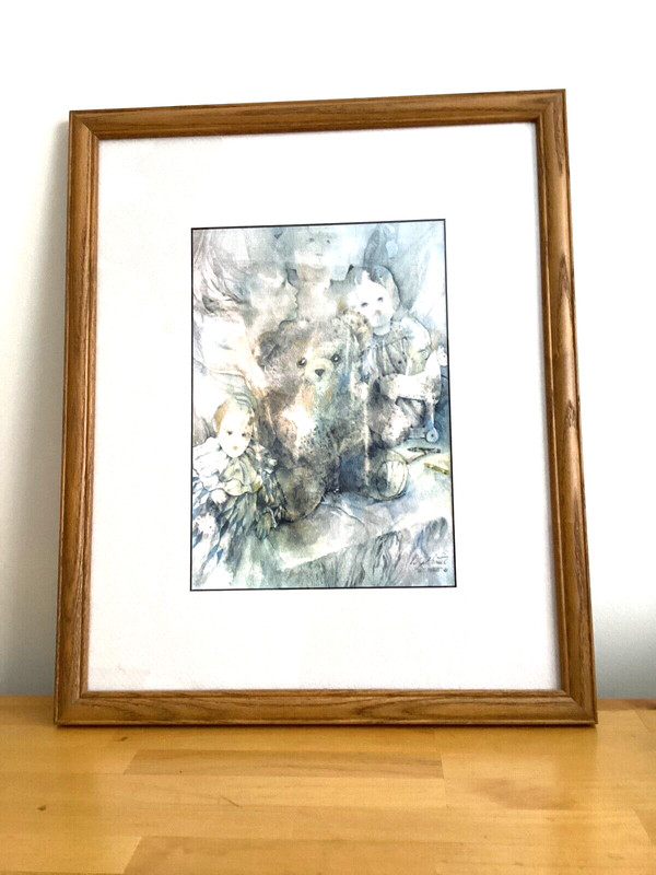 Doris Britt Watercolor Print – Hand Signed. Great for Child’s Room