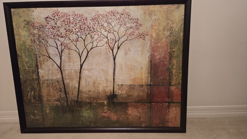 Large Custom Framed Abstract Tree Wall Art – Michaels Custom Frame