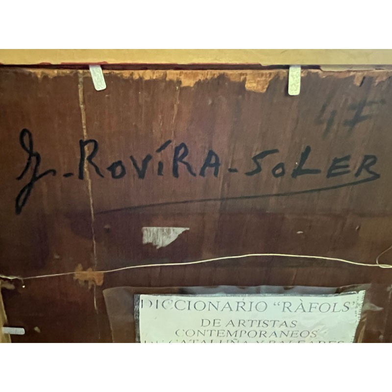 Josep Rovira i Soler (1900 – 1998) Cuban Catalan Artist Portrait Oil Painting gallery