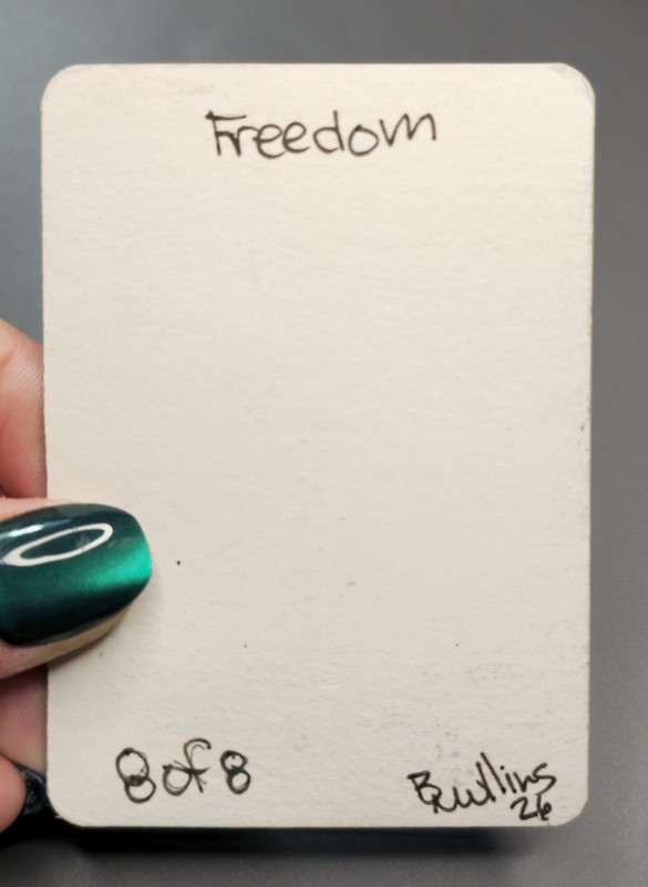 ACEO Original Painting, "Freedom", Chicken, 8 of 8, by Briana Mullins gallery