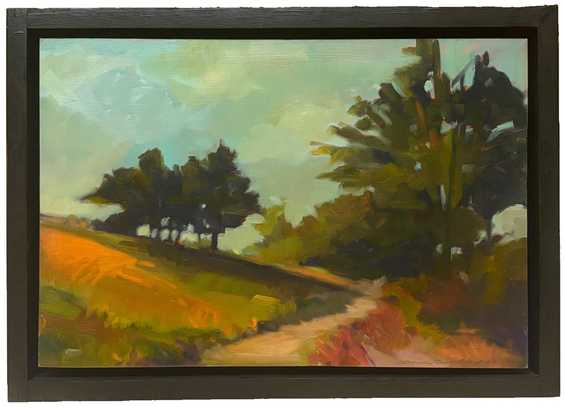 Anne Besse Shepherd ‘MARTHA’S VINEYARD Path in Autumn’ PAINTING -Tiasquam Valley