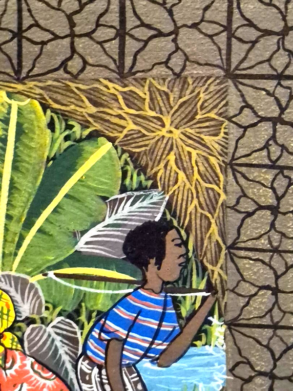 8 x 10 Original Haitian Art Painting By the Late Master Saincilus Ismael Signed gallery