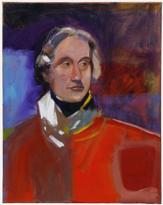 Richard J.S. Young after George Romney (1734-1802) – Oil, Portrait of Gentleman