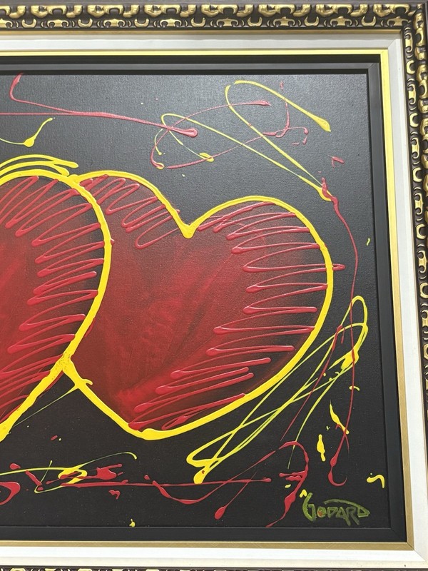 Michael Godard Original “Hearts Of Hope” Acrylic Painting On Canvas gallery