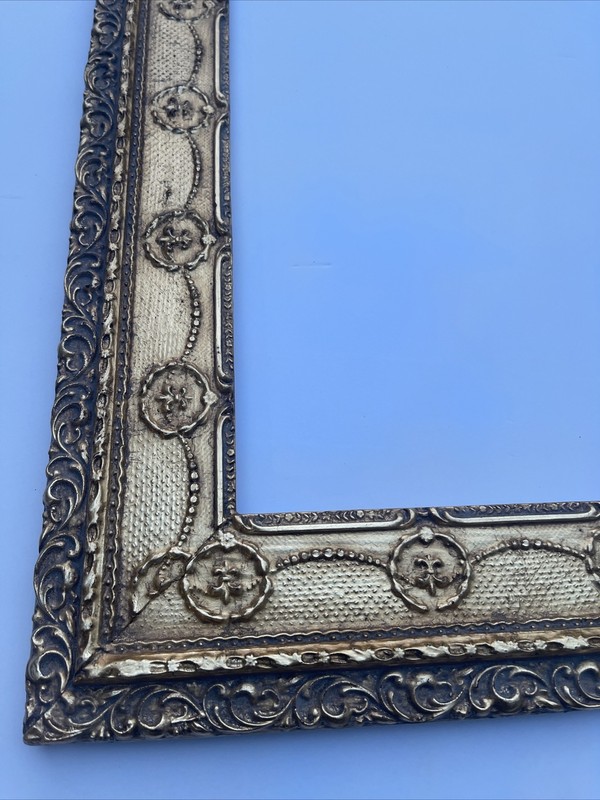 FRAME FOR PAINTING PRINT PHOTO ART 16 BY 20 INCHES WOOD ORNATE 19TH CENTURY GOLD