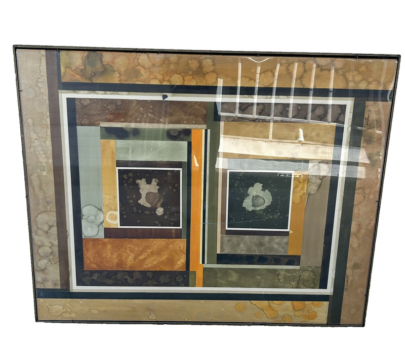 Original Art The Soulmates By Robert Perine Large Abstract Painting