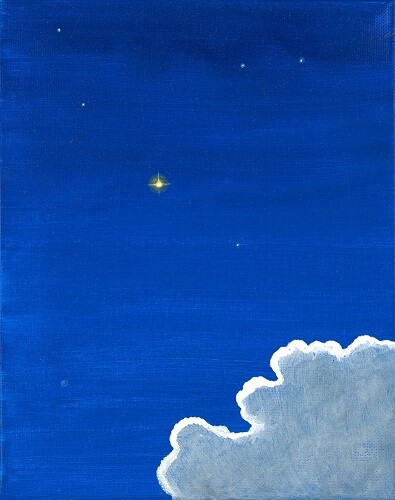 11×14 PRINT OF PAINTING RYTA ASTRONOMY STAR HEAVENS CONSTELLATION Christmas Gift