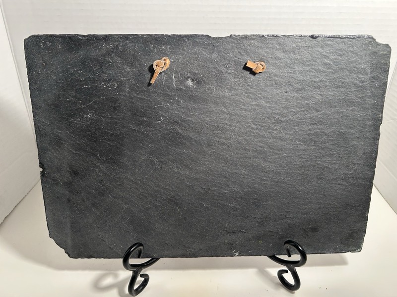 Handmade Warren Kimble Vintage Chicken Painting Slate Farm Traditional Folk Art gallery