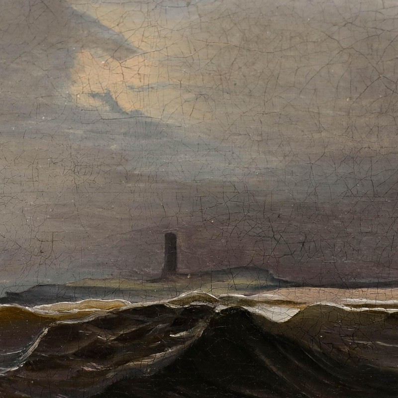 19th Century Oil - In Sight of the Lighthouse gallery