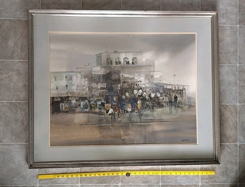 Fred Leach AWS Original Watercolor Painting ART FESTIVAL ∆ ∆ ∆ ✓ gallery
