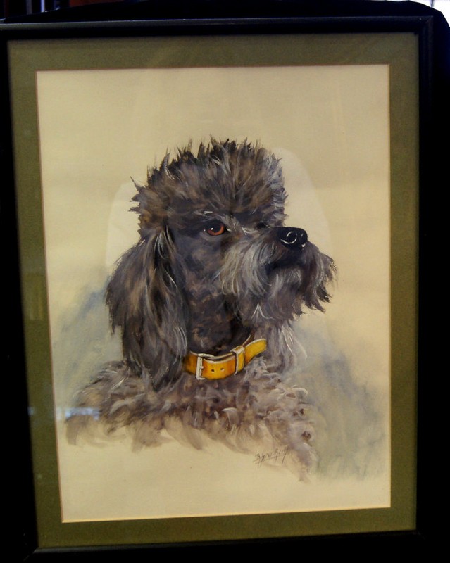 C.1960 VICTORIAN WATERCOLOR SIGNED BY Remy Henry De Muynck PAINTING