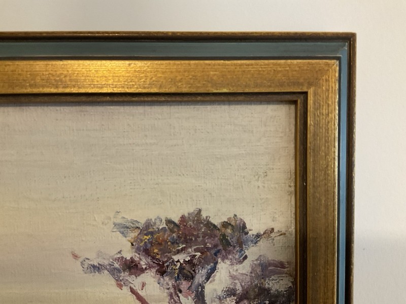 VINTAGE CALIFORNIA COASTAL PAINTING BY LISTED ARTIST CHARLES HENRY HARMON gallery