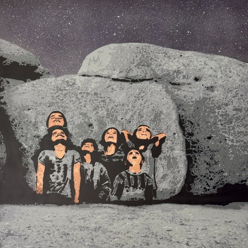 «Hope», 2013 by Icy & Sot – stencil on canvas numbered 1/1 (unique)