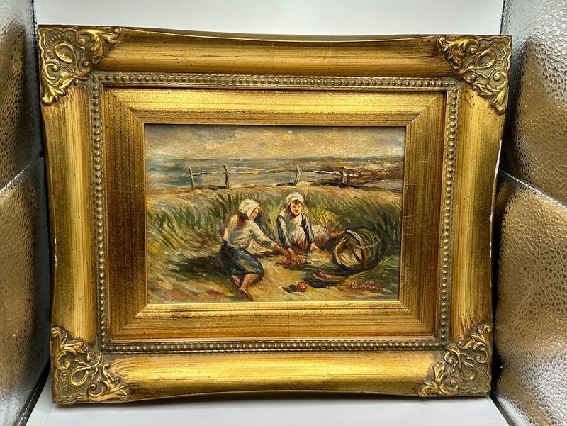 WONDERFUL R WILSON OCEANSIDE PAINTING OOB