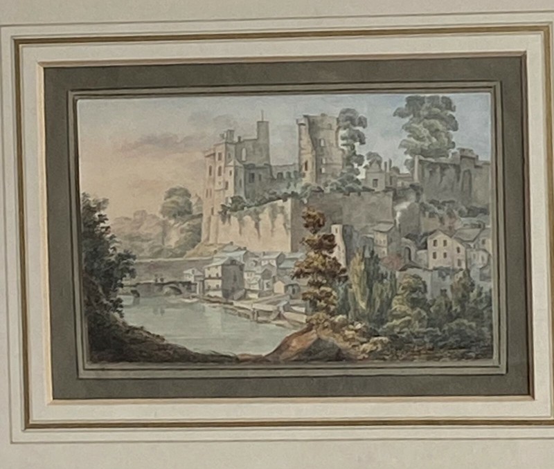 Watercolor Watercolor Clisson Vendee France D.A.B. Gould 1817 France France.