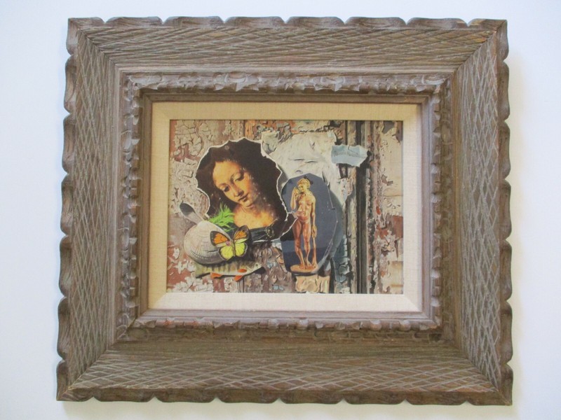 DARWIN MUSSELMAN OIL PAINTING Trompe-l'œil SURREALISM MODERNISM 1960'S Listed gallery