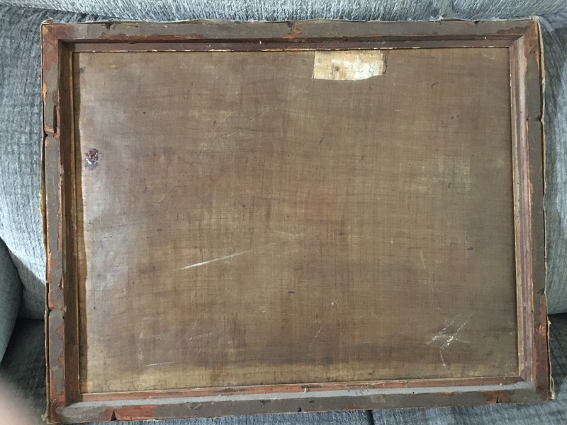 Original 19th Century Historical Painting of Louis XVI in Cell before Execution gallery