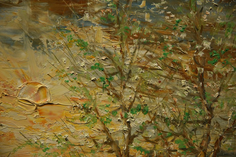 20th Century Italian American Landscape with Lake and a Train gallery