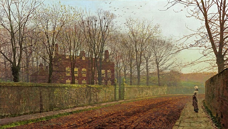 Classical The Rookery Oil Painting Giclee Printed on canvas L2288