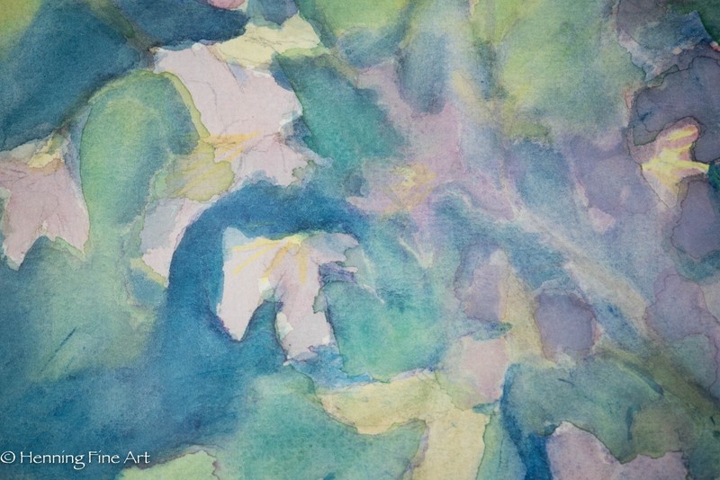 Beautiful Vintage Impressionist Painting Purple Flowers Illegibly Signed & Fine! gallery