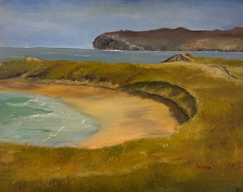 Oil Painting | Beach Landscape | Magheroarthy Beach | Donegal | Ireland…