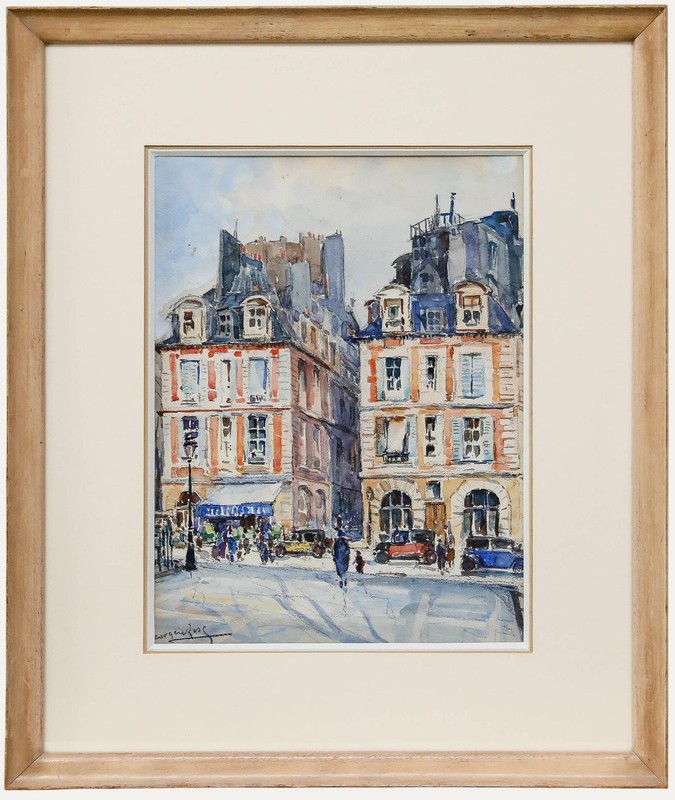 George Herbert Rose (1882-1955) – Early 20th Century Watercolour, Place Dauphine