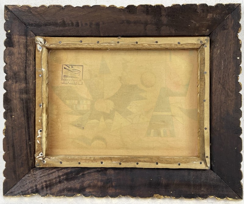 Wassily Kandinsky Oil On Canvas (Handmade) signed and stamped Framed gallery