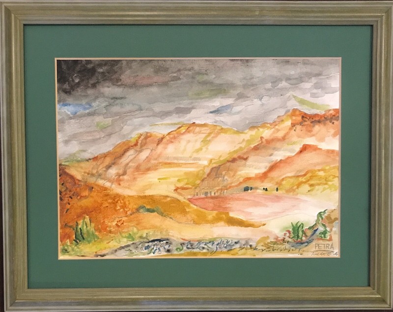 Near Petra, before the rain