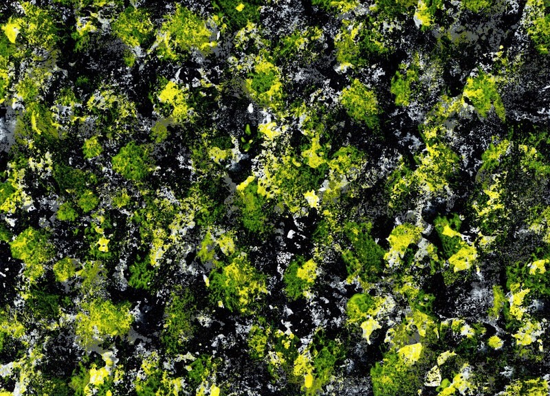 «Color Mix Yellow» 5″ x 7″ Original Acrylic Abstract Painting Art Unframed