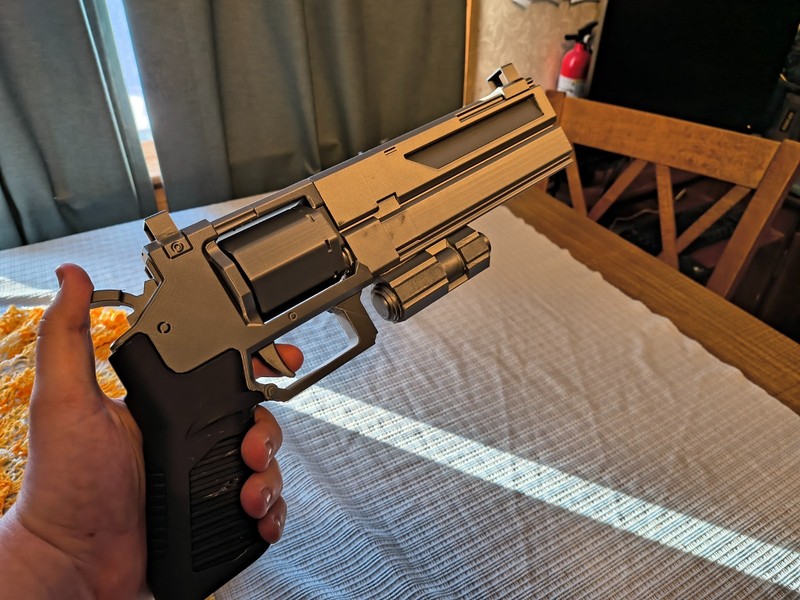 Helldivers 2 senator, 3d printed spinnable mag, cosplay prop