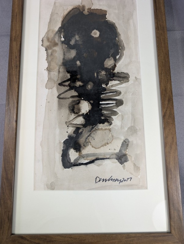 Cuban Artist Manuel Diaz Rosario Orisha Original Abstract Ink Art Painting gallery