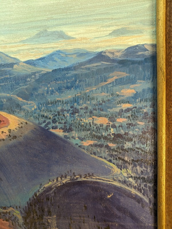 Sunset Crater Volcano National Monument Arizona Landscape Painting 16 x 22 in gallery