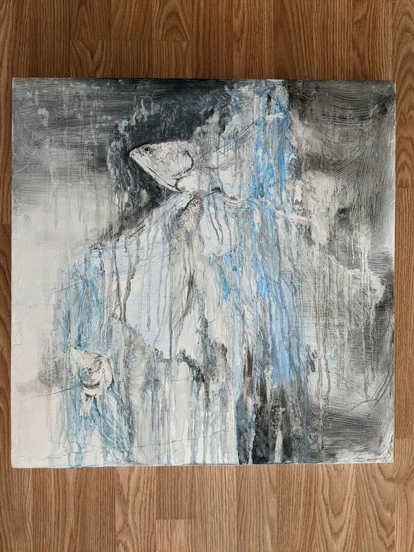 Natalie (Jackson) Andersen (b. 20th Century), Ashitaka / Dancing (2014) 2' x 2' gallery