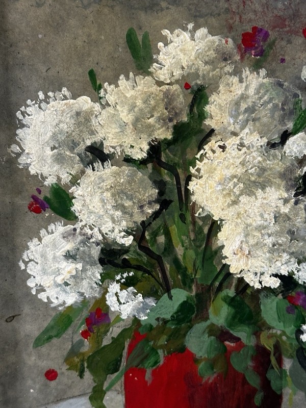 Latvian 20C, Tanya Jacobi, Acrylic Painting on Board, Still Life - Flowers gallery