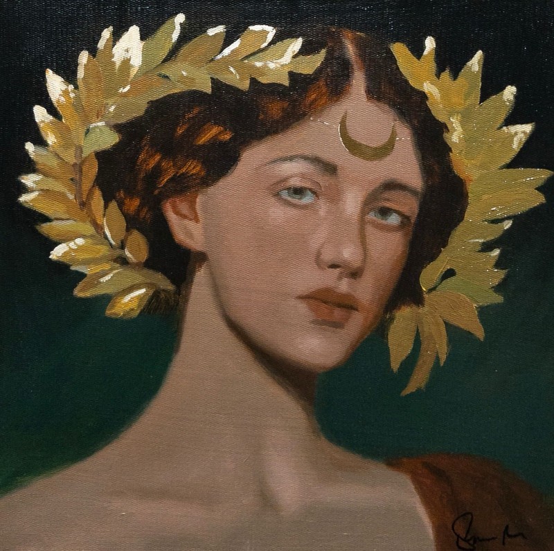 Mythological Oil Painting On Canvas, Contemporary Fine Art, Classical Painting