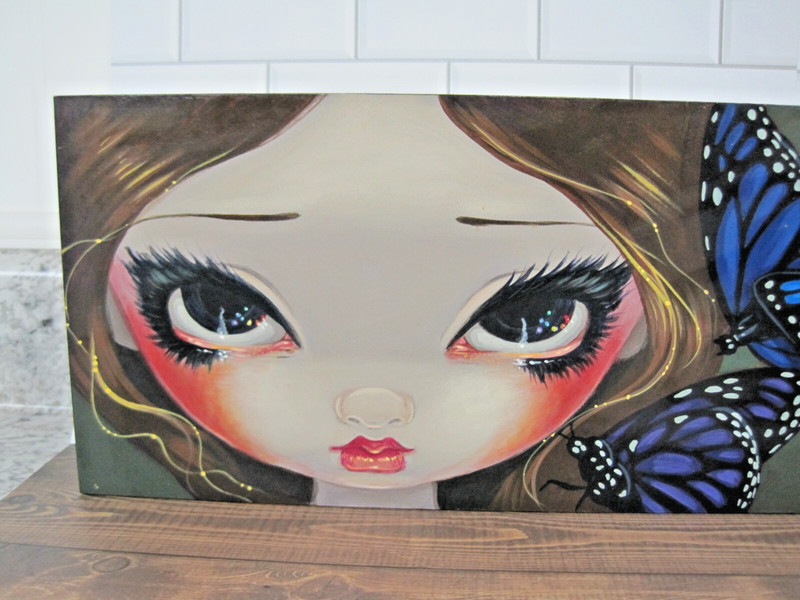 ORIGINAL by Jasmine Becket Griffith Strangeling Rainbow of Butterflies 2009 gallery