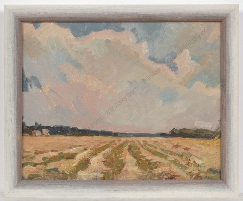 Anatoli Vaskevich (b.1936) «In Fields», Oil Painting, 1960s (1)